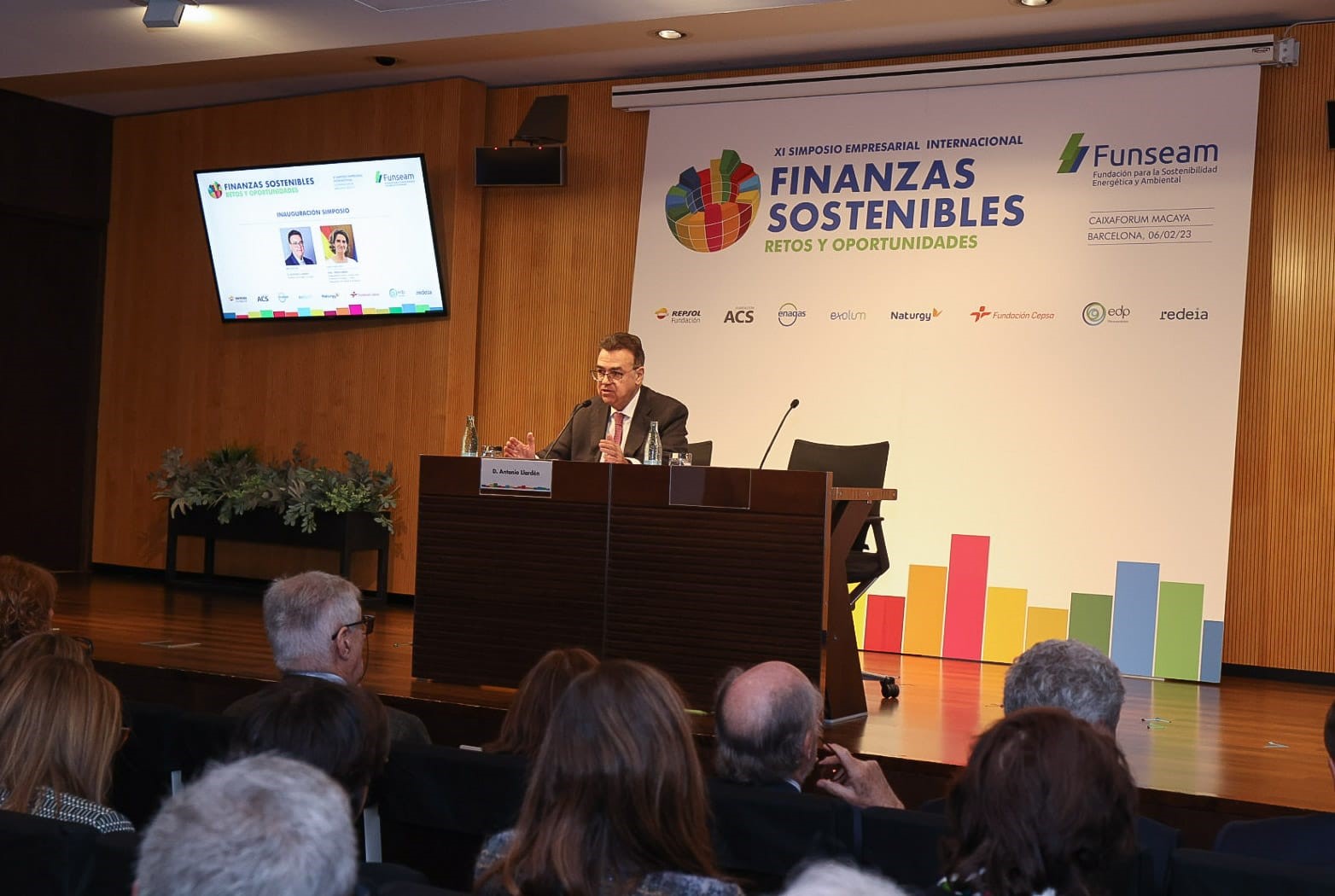 Enagás Chairman during his speech at Funseam 