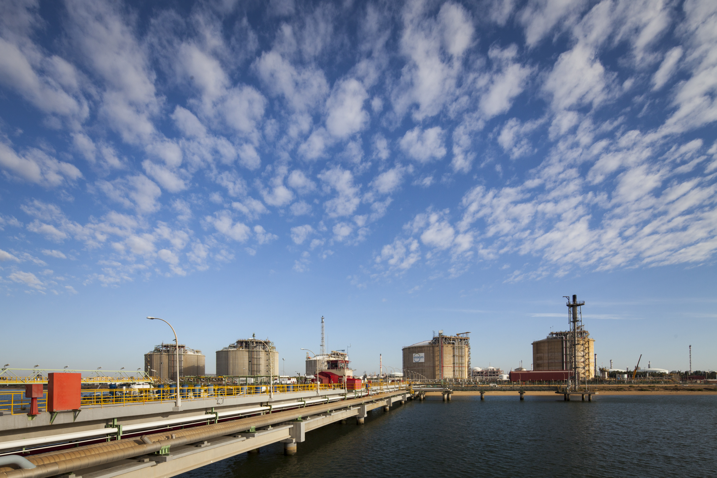 Enagás' regasification plant in Huelva