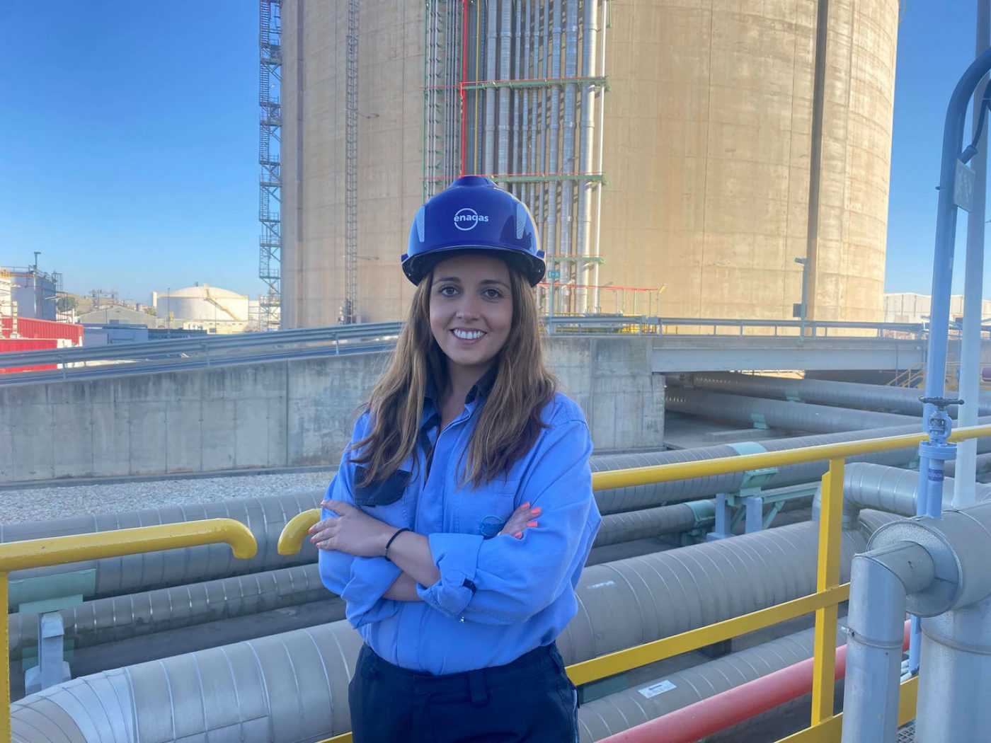 Ángela Rodríguez, Técnica de Mantenimiento en la Planta de Huelva