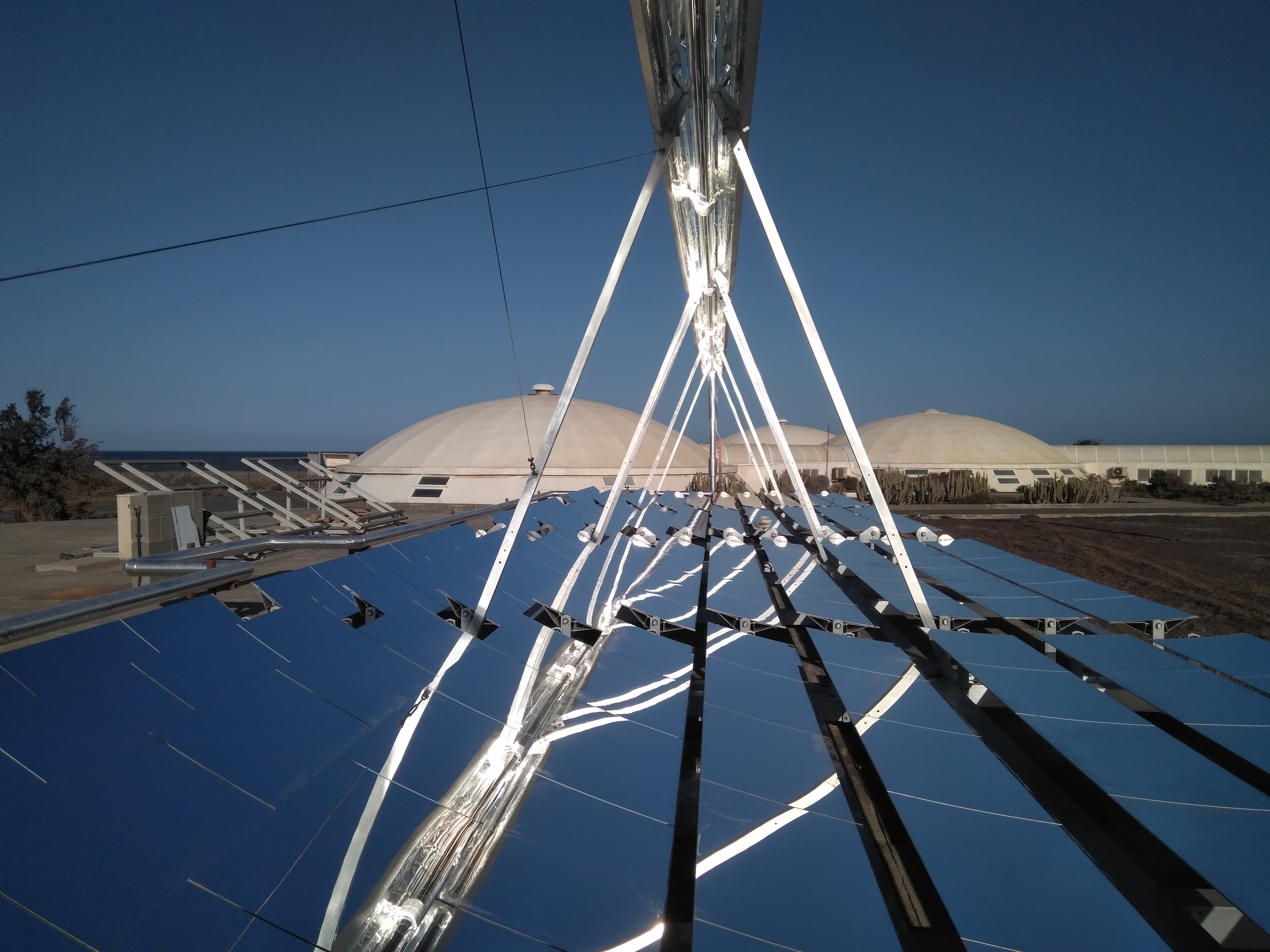 Instalación con placas solares