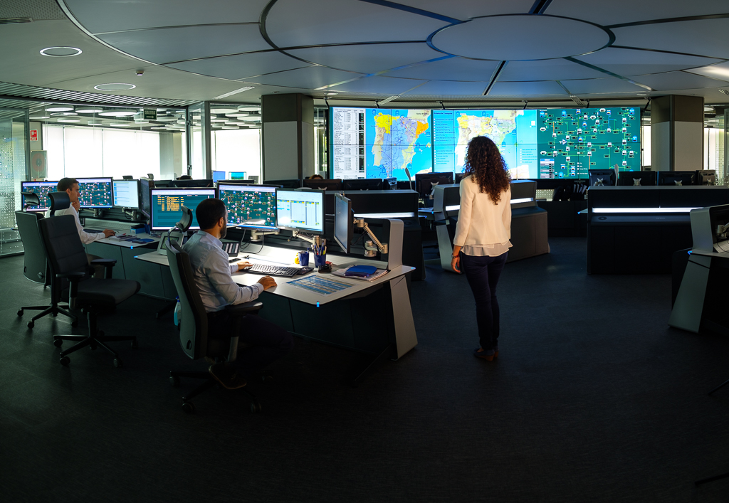 Enagás dispatching room