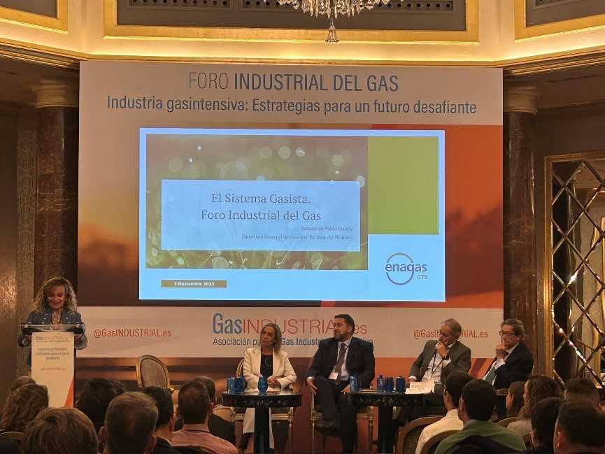 Intervención en Foro Industrial del Gas